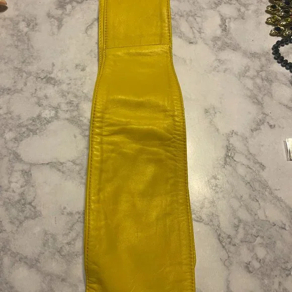 Sassy Jones | Accessories | Sassy Jones Yellow Leather Yaya  display picture 1